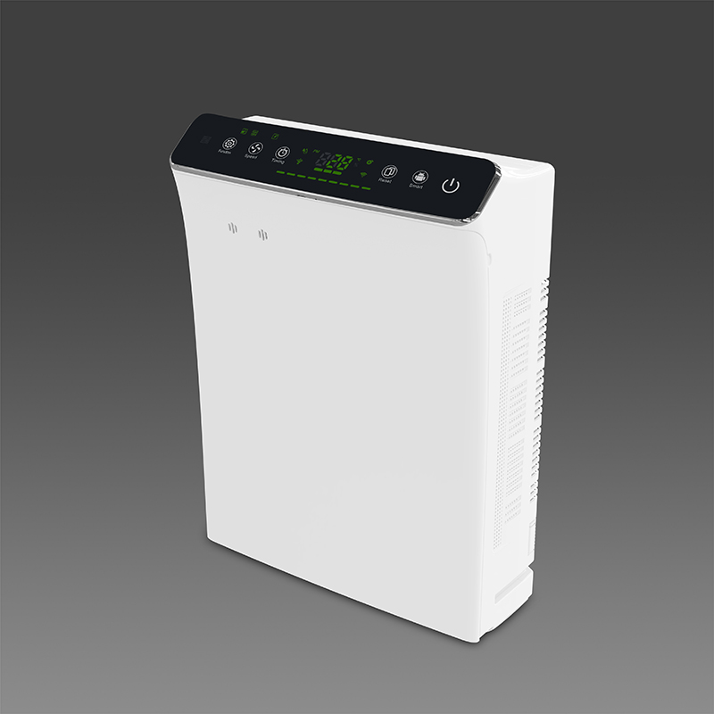 Tragbarer Filter-Ionisator mit WiFi-Sensor für Zuhause, HEPA-Luftreiniger